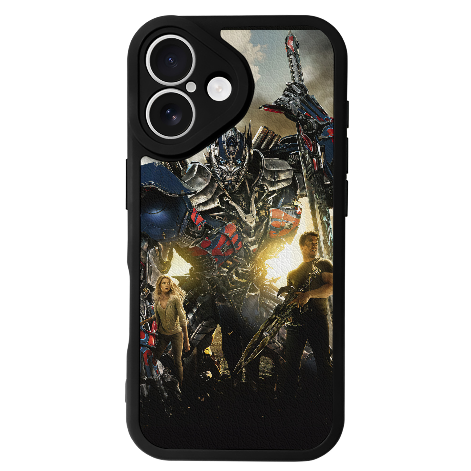 （画像用） Transformers トランスフォーマー 【iPhone 16シリーズ対応】シリコンスマホケース（レザー調） 材質：シリコン
